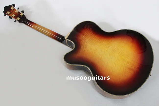 Musoo бренд 18 &quotAAA-Ручная резная гитара Archtop (цена 74946 руб. Первая оплата 44946руб.