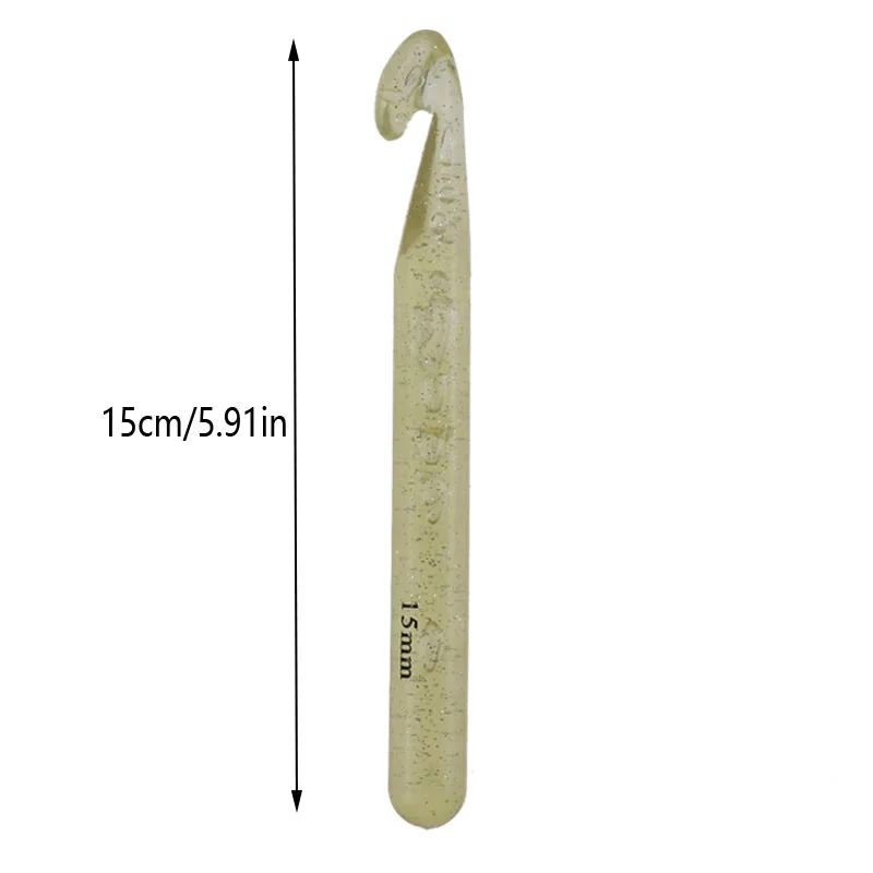 4 шт./компл. пластиковые акриловые крючки для вязания крючком 12 мм 15 18 20 | Вязание