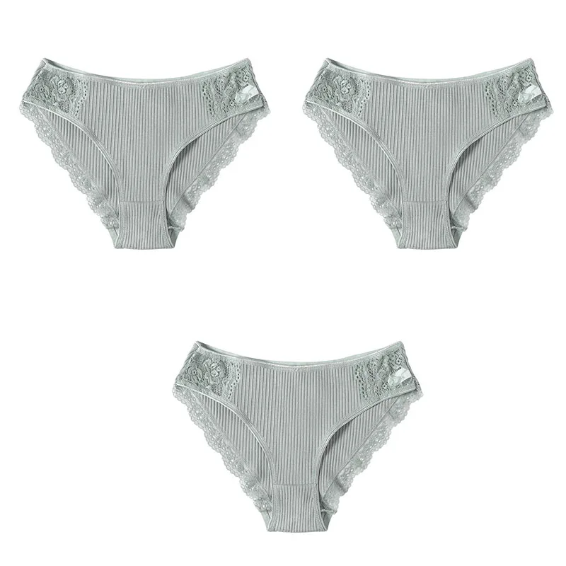 set 16 Cotton 3 шт, хлопковое нижнее белье, женские трусики, набор, удобные трусы, цветочные кружевные трусы для женщин, сексуальные трусики с низкой посадкой, нижнее белье - Цвет: set 16