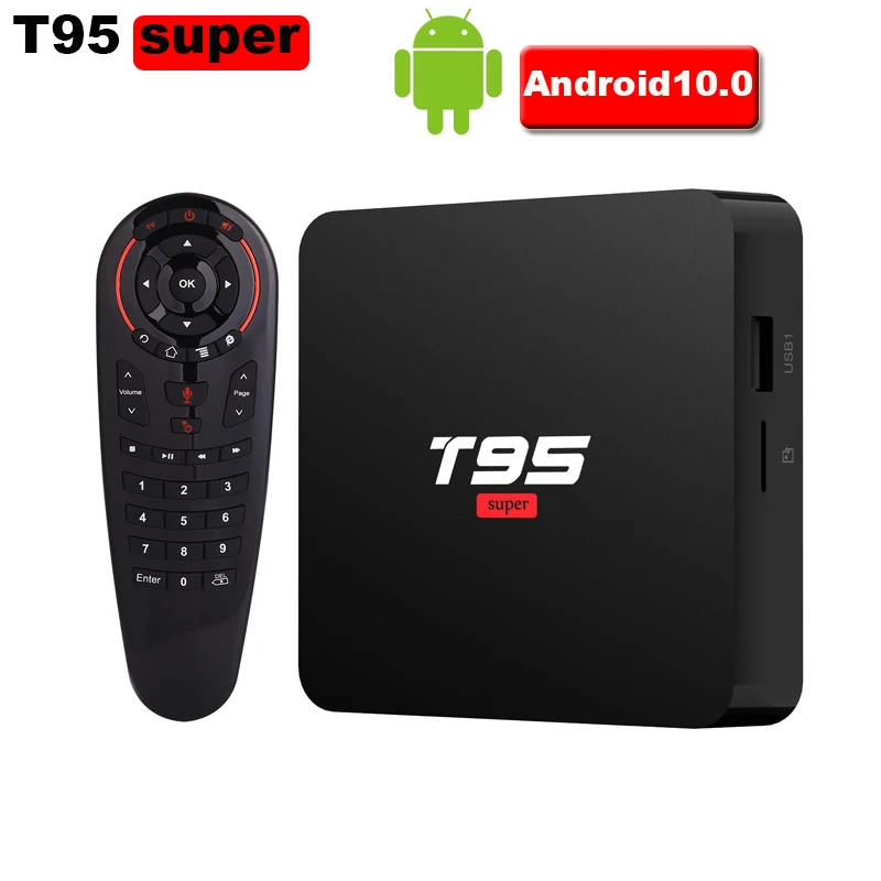 ТВ приставка T95 Super Android 10 четырехъядерный Allwinner H6 2 Гб 16 Гб|ТВ-приставки и