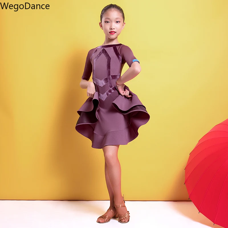 Новое Детское летнее платье для соревнований профессиональное