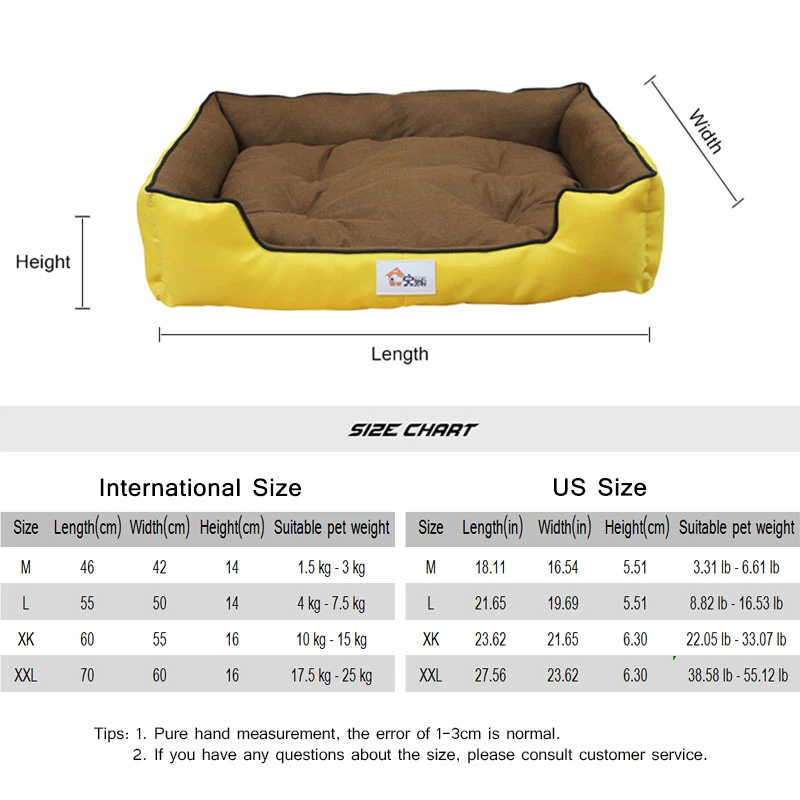 

Classic Solid Dog Beds For Small Dogs All Seasons Dog Kennel Waterproof Chihuahua Puppy Bed Large Dogs Bull Terrier Pet Cat Bed