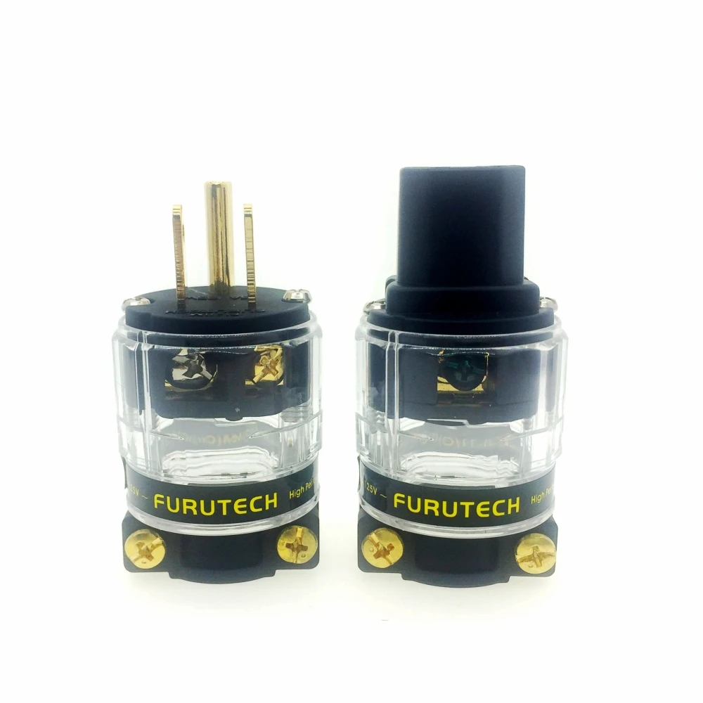 

FURUTECH HIFI FI-11M (Cu) / FI-11 Cu вилка усилителя мощности звуковых частот 24K позолоченный разъем IEC 15A/125V MATIHUR hi