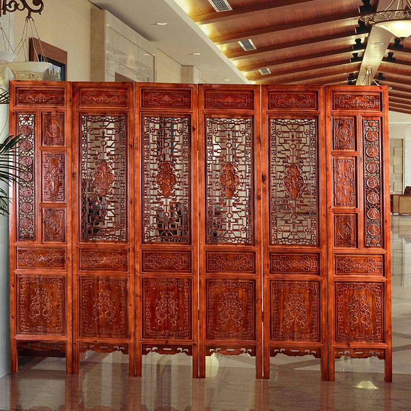 Wohnzimmer деревянная стена украшения гостиной разделитель paravent cloison складной экран