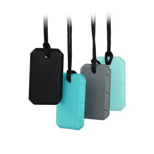 Жевательное Ожерелье детский силиконовый Прорезыватель для зубов аутизм сенсорные жевательные терапевтические инструменты для детей