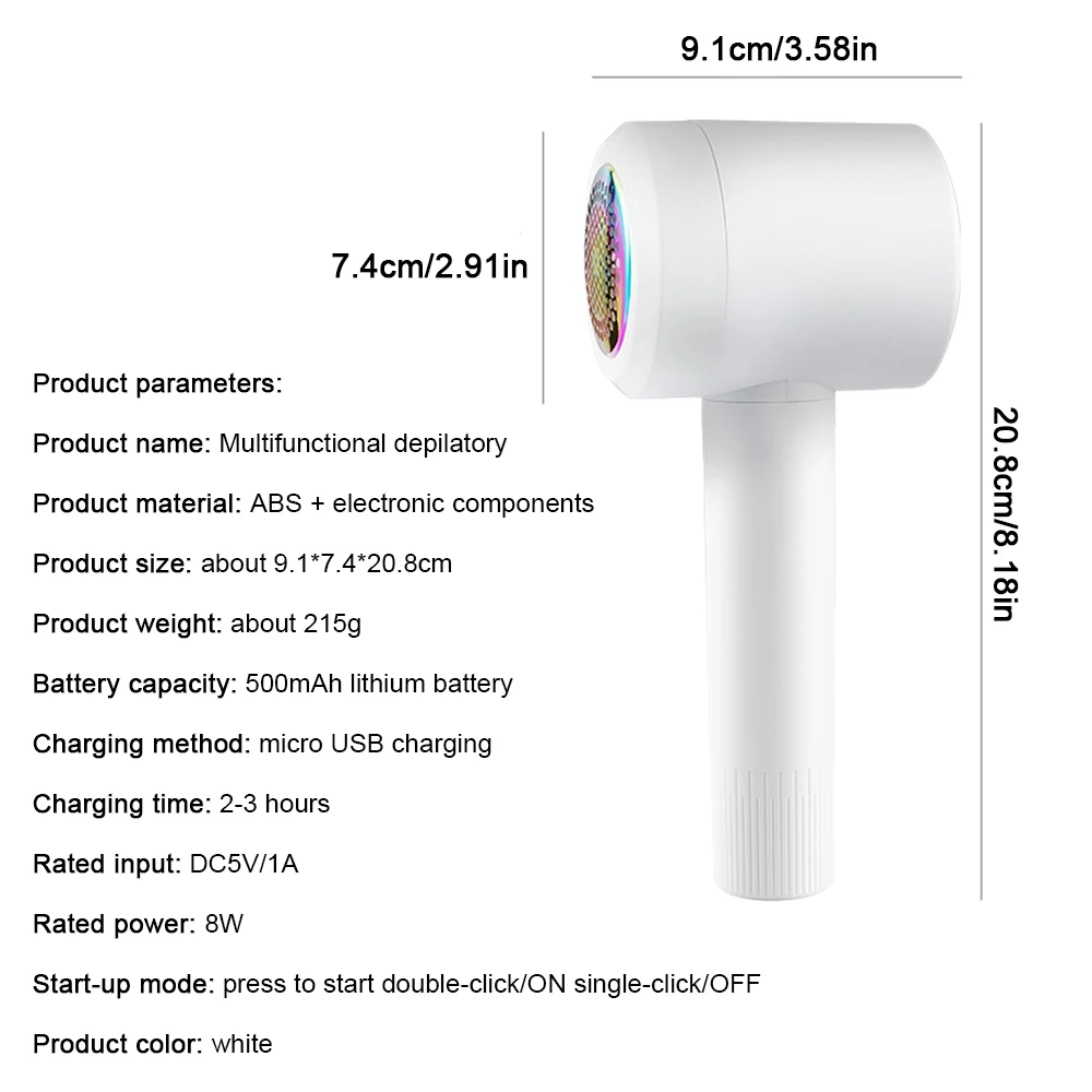 

Hair Ball Trimmer High-Efficient Handheld Powerful Clothes Lint Remover Sweater And Coat USB Charging 3 Blades Fuzz Pills Shavel