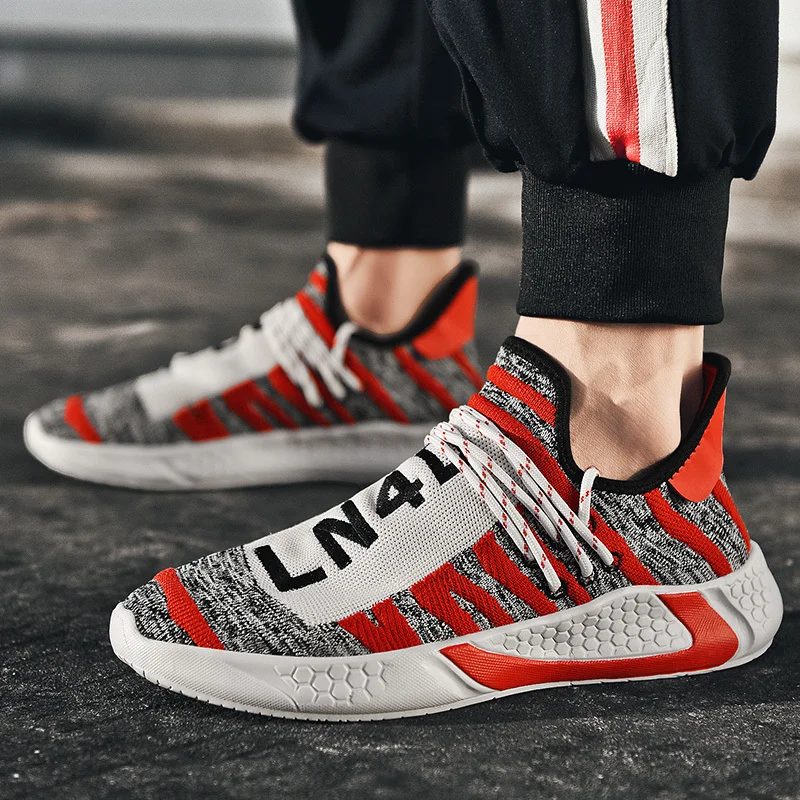 Для мужчин кроссовки Повседневное сетчатые на открытом воздухе спортивная обувь