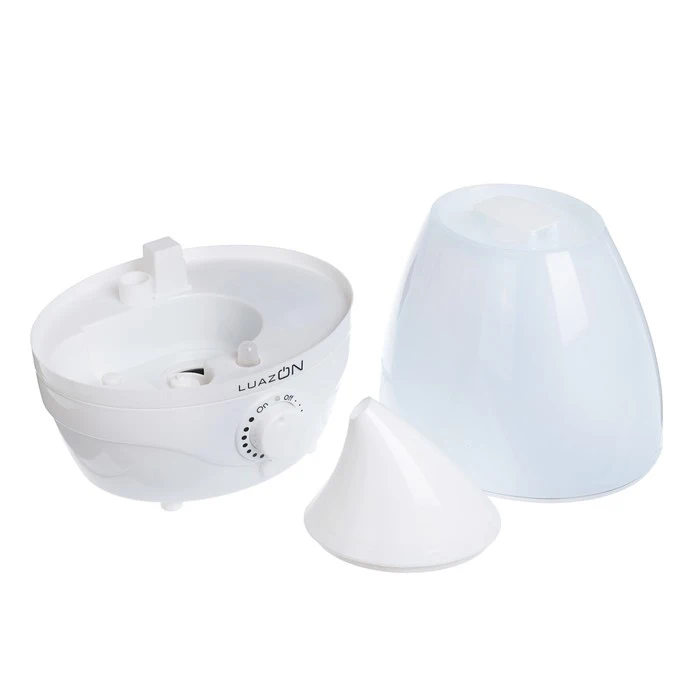 Humidifier LuazON LHU-04 ultrasonic 2 L 18 W white 2919724 Humidifiers Air Household appliances for kitchen home Small Conditioning Appliance |