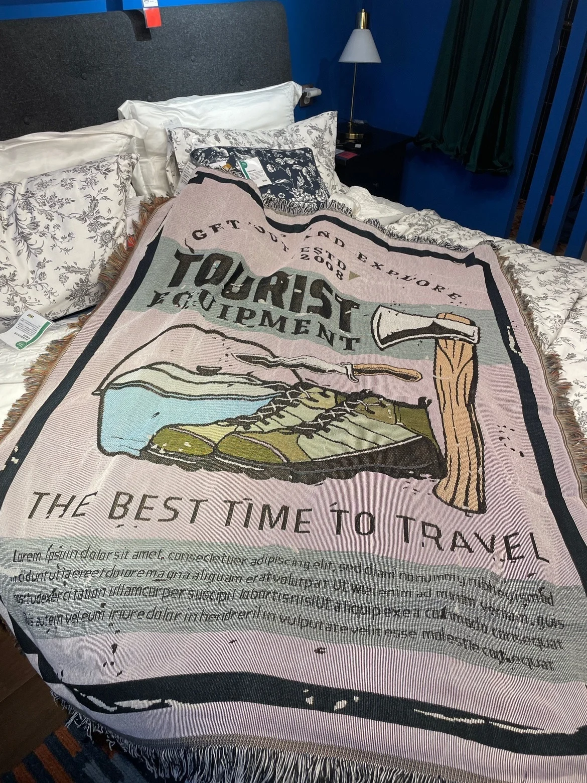 Уличное одеяло для пикника коврик дивана кровати Пляжная Повседневная накидка