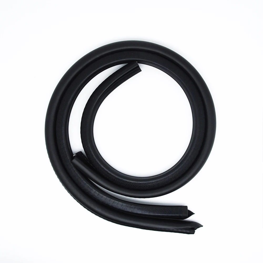 

2Pcs Rubber Seal Strip Car Door Weatherstrip Car Door Edge Rubber Sealing For Car B Pillar Protection Sticker Front Auto Door