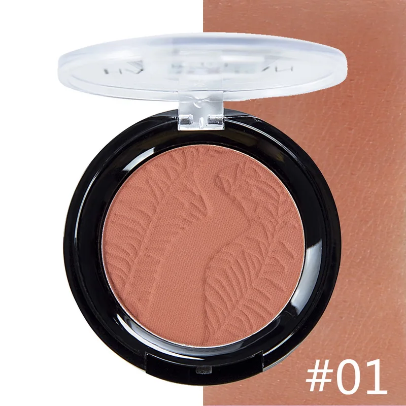 HANDAIYAN 6 Colors Makeup Palette Blush Peach Matte Blush Powder Long-lasting Waterproof Nude Womens Cosmetics Make Up Blushers - Цвет: 1