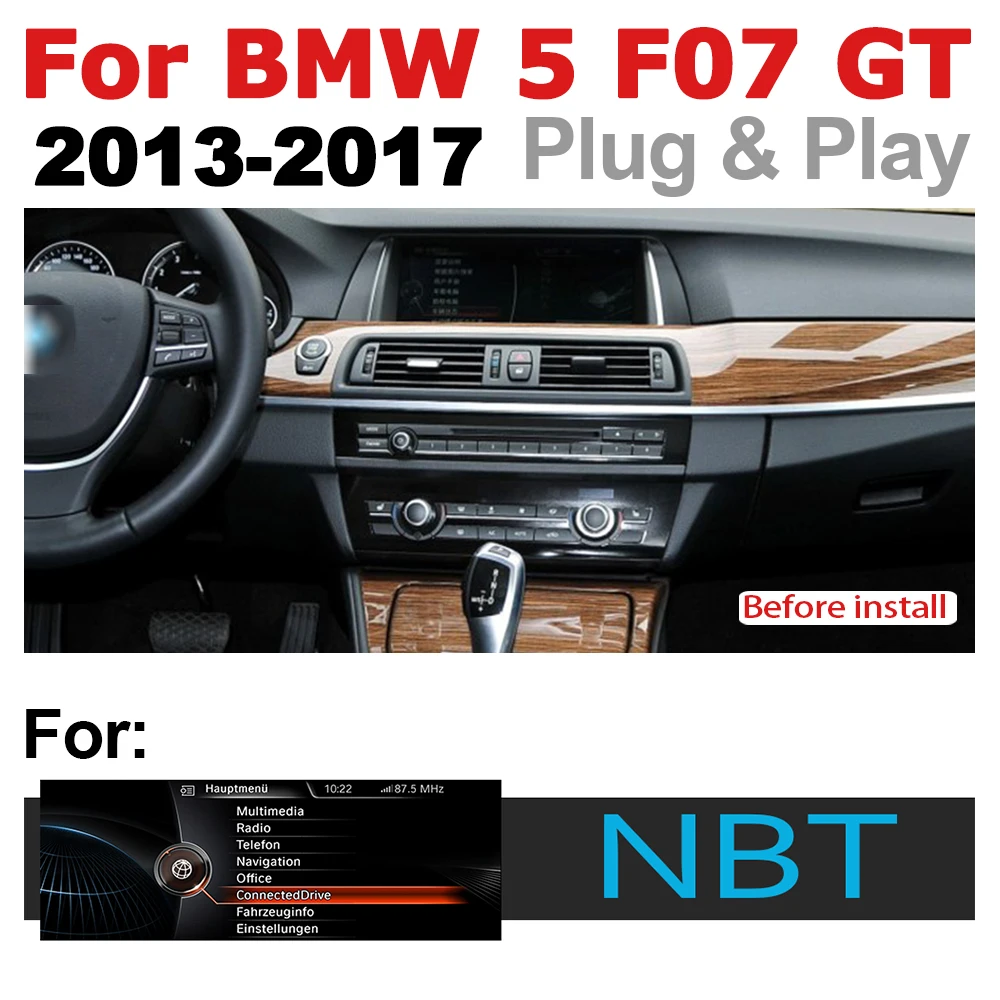 Car Android Radio GPS Multimedia Player For BMW 5 Series F07 GT 2013~2017 NBT Stereo HD Screen Navigation Navi Media | Автомобили и