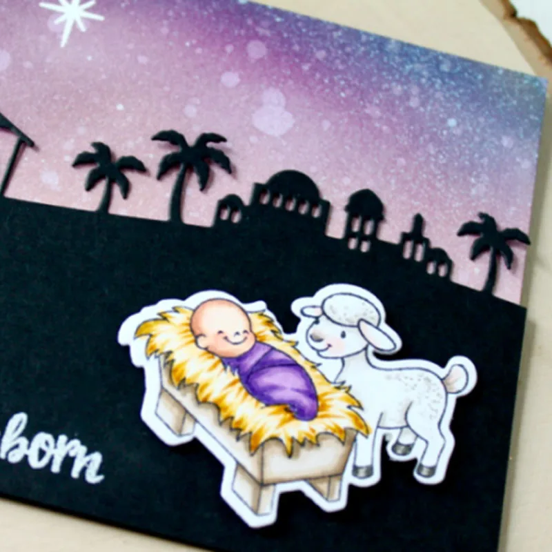 Металлические Вырубные штампы комбинированные прозрачные силиконовые ангел