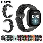 FIFATA Смарт-часы ремешок для Fitbit Versa 3чувство силиконовый наручный ремешок сменный ремешок для наручных часов чувство Versa3 браслет Correa