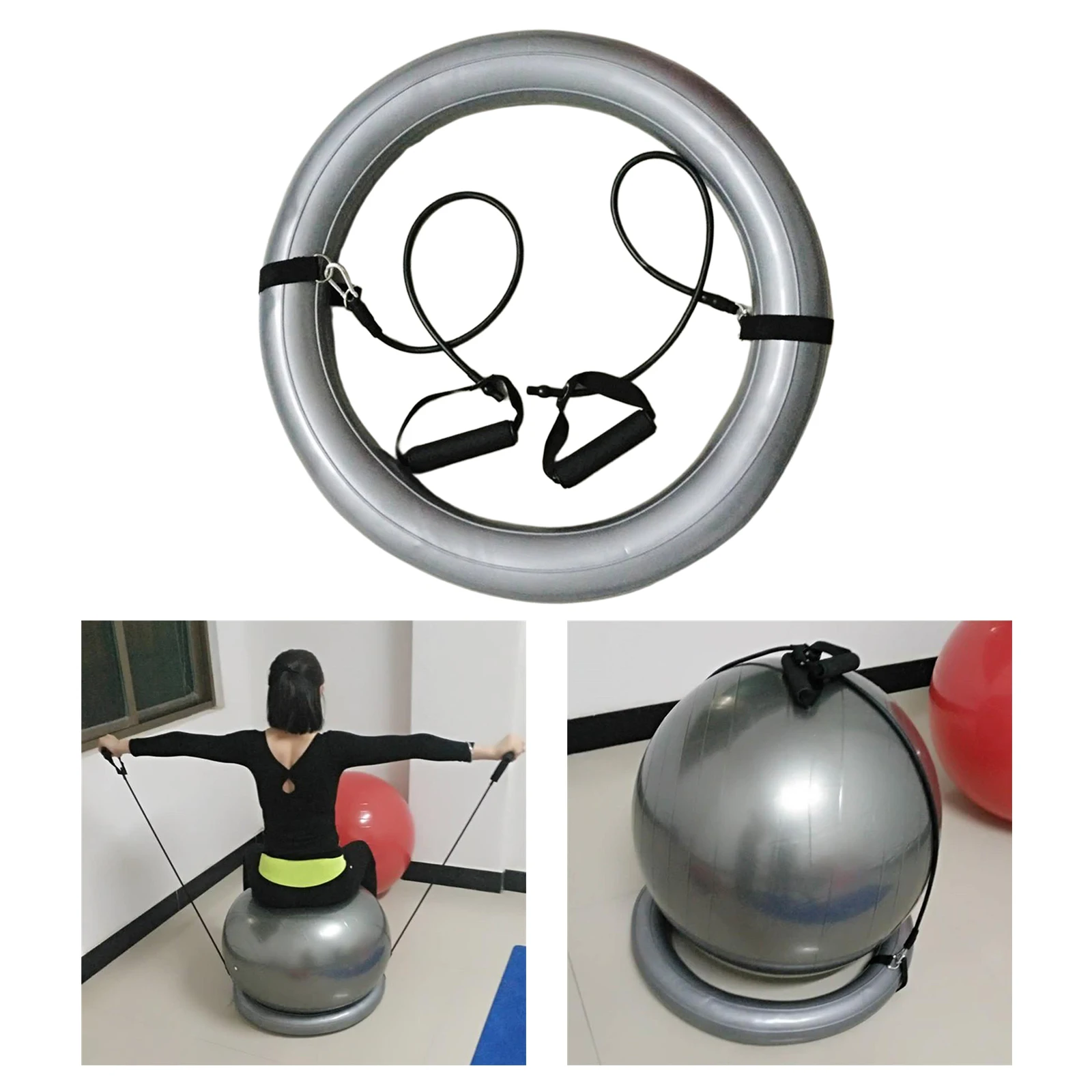 

Durable Stability Ring Ball Stand Holding Base Stretching Resistance Band
