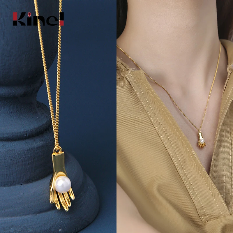 Женское ожерелье из серебра 925 пробы с натуральным пресноводным жемчугом |