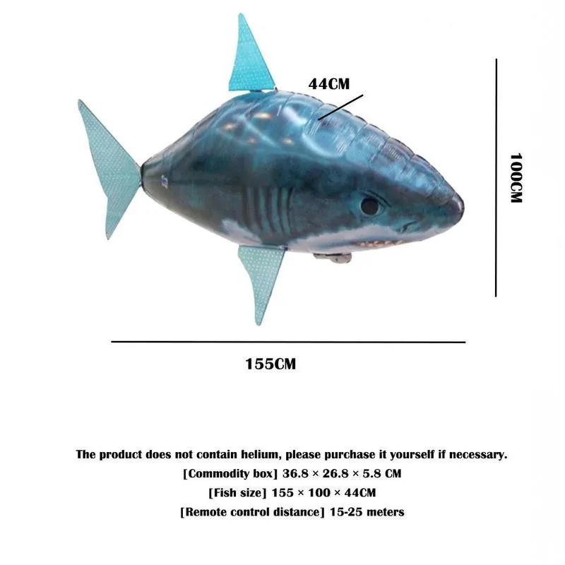 Надувной пульт дистанционного управления летающая рыба плавание в воздухе