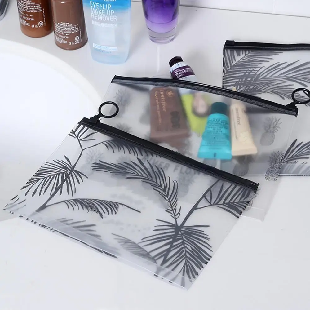 

Fashion Unisex Travel Makeup Pouch Storage Bag PVC Toiletry Wash Toothbrush Bag Waterproof Cosmetic Zipper X3P3