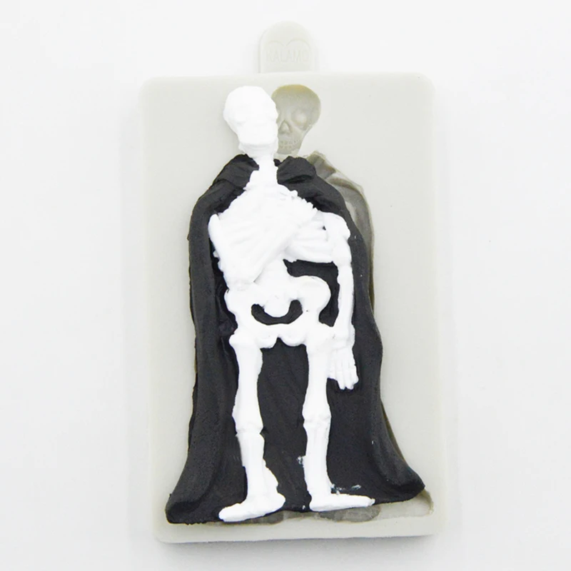 

Meibum Easter Skeleton Pattern Paste Sugar Craft Decorating Mould Chocolate Candy Halloween Silicone Fondant Cake Mold