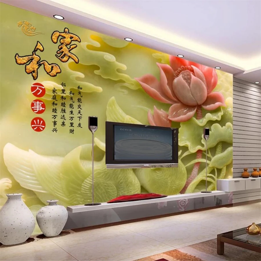 Пользовательские обои 3d крупногабаритный рисунок и все предметы резьба по