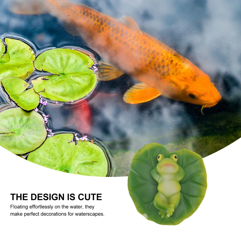 

1pc Simulation Lotus Leaf False Lotus Leaf Pond Decorative Aquarium Decor