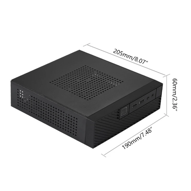 HTPC чехол Mini ITX игровой ПК Шасси Настольный микрошасси домашний кинотеатр