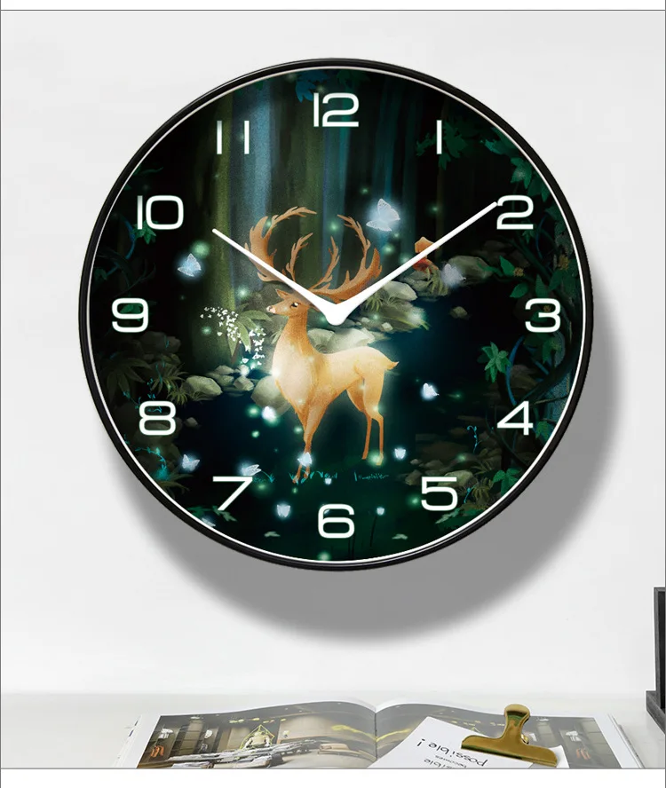 

Simple Nordic clock wall watch modern creative quartz clock wall clock