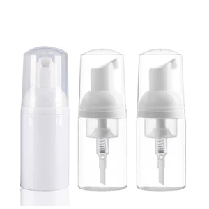 Бесплатная доставка 12 шт 24 шт, 50 шт в наборе, 30 мл диспенсер мыла пенный насос пластиковой бутылки 30cc по уходу за кожей пены контейнер