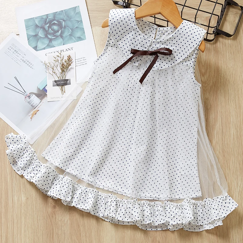 Mayfair/платье для девочек Новая летняя элегантная одежда принцессы Сетчатое платье