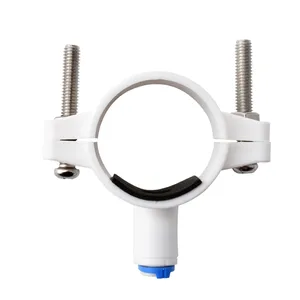 Труба для слива воды обратного осмоса, клапанные зажимы 40 мм с зажимом, OD шланг 14 дюйма, быстрое соединение, система обратного осмоса для аквариума