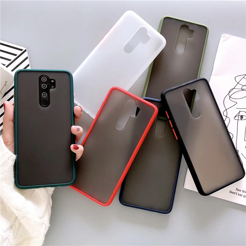 Противоударный защитный чехол для Xiaomi Redmi K20 Note 7 8 Pro из мягкого ТПУ силикона с