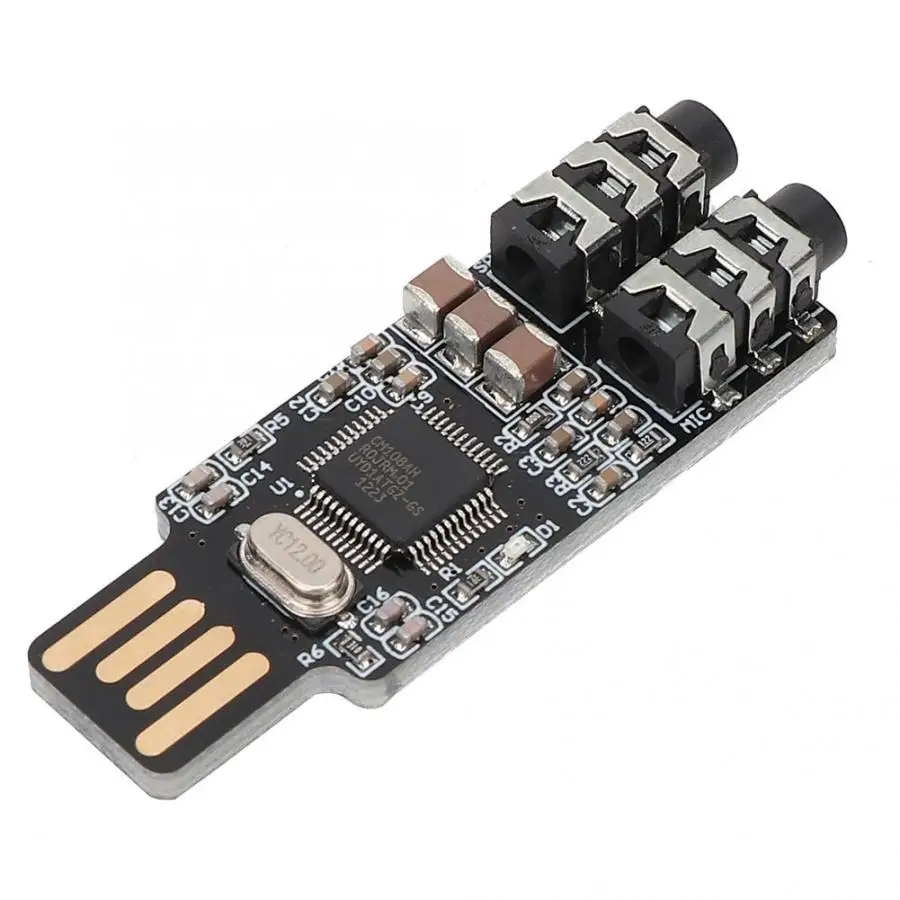 Внешняя звуковая карта USB без привода чип CM108 | Инструменты