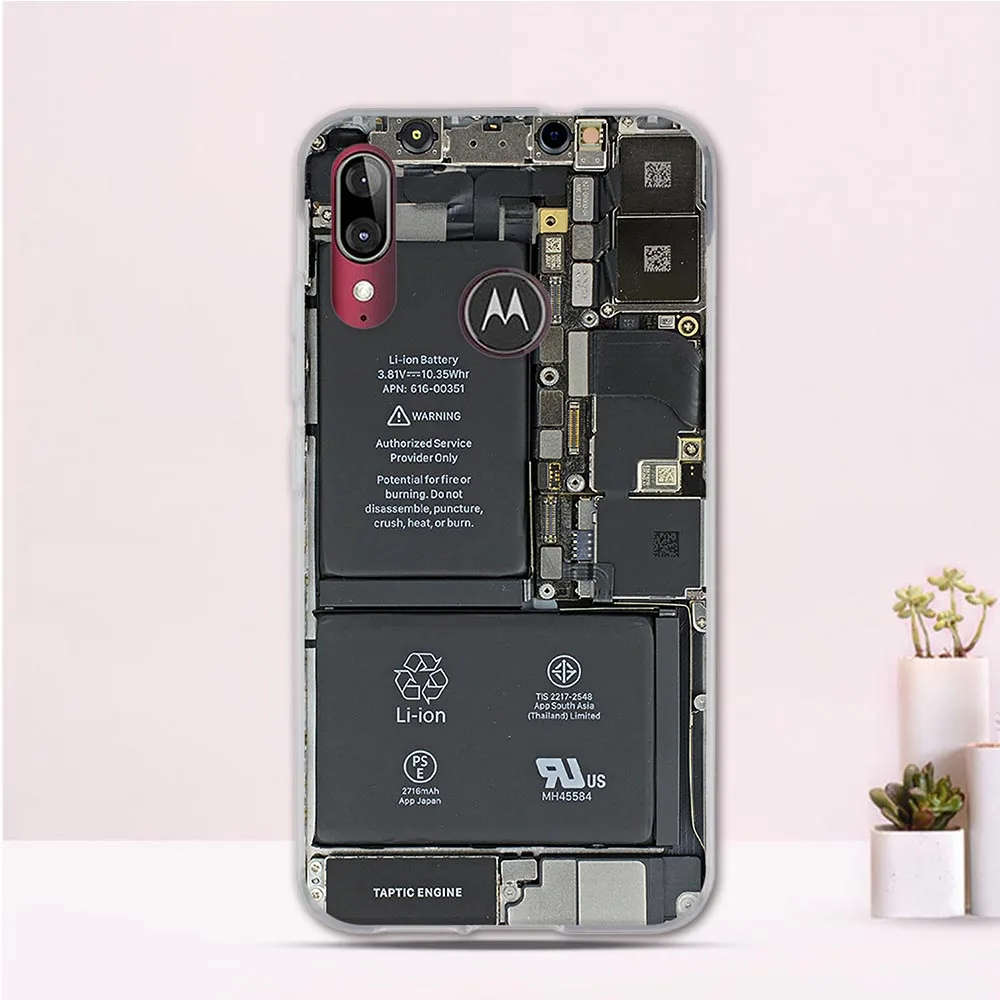 6 1 &quotчехол для Motorola Moto E6 Plus мягкий силиконовый чехол из ТПУ телефона с милыми