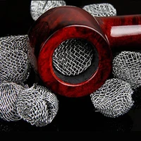 hot sale 10pcslot 14mm stainless steel combustion supporting net screen dome mesh fire pipe special tool smoking tobacco net