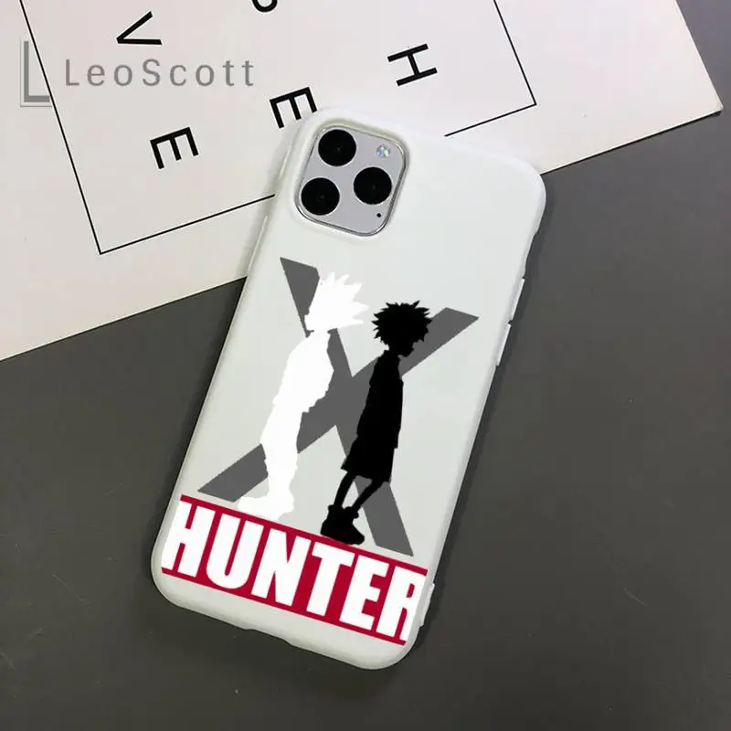 

Hunter X Hunter HXH Anime Phone Case Candy Color for iPhone 11 12 mini pro XS MAX 8 7 6 6S Plus X 5S SE 2020 XR