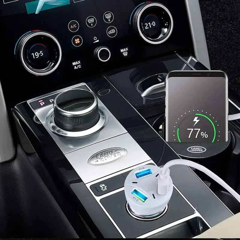 Автомобильное зарядное устройство QC 3 0 с портами USB автомобильное для быстрой