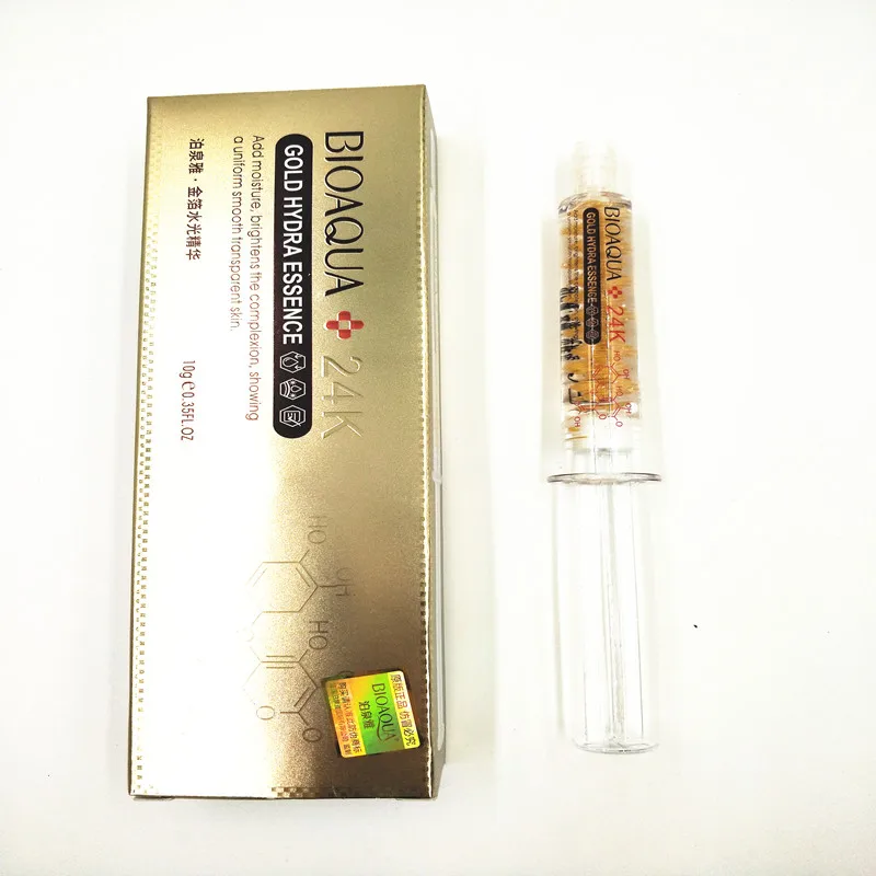 

24K Gold Hyaluronic Acid Liquid Moisturizing Anti Wrinkle Anti Aging Collagen Essence Cream 10ml face care
