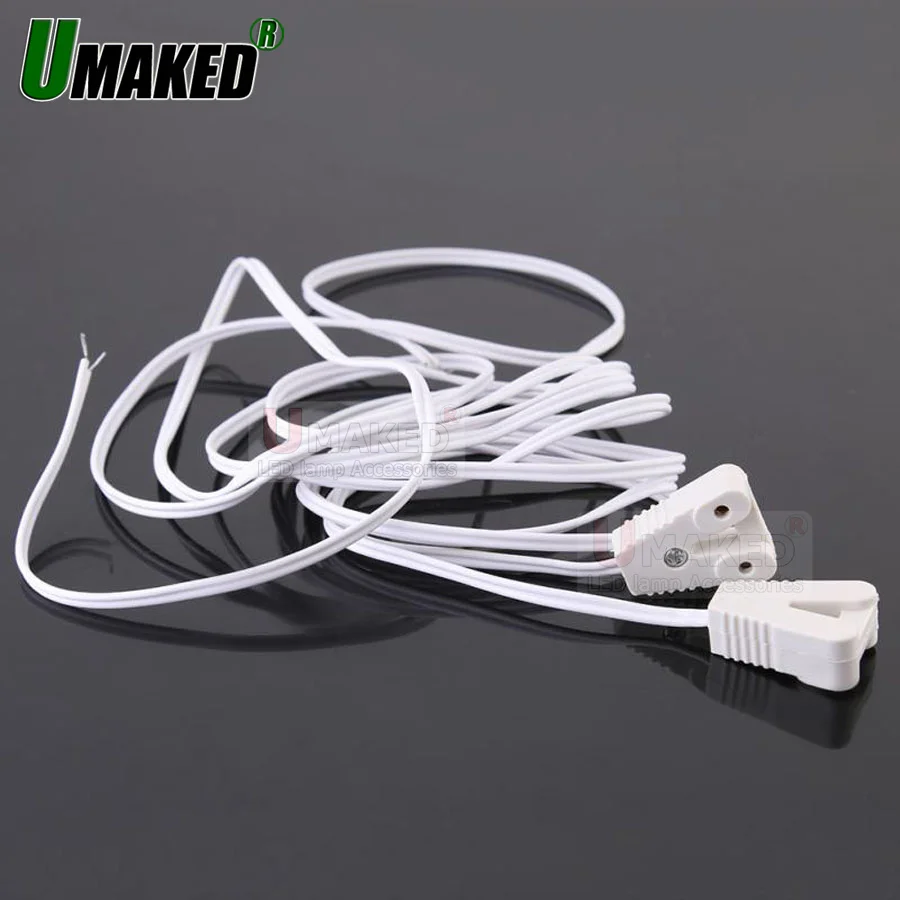 

10pairs T8 Light Socket Holder AC100-250V 50/60Hz with Line for T8 LED Bracket Lamp