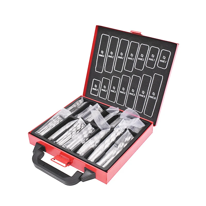 Набор титановых спиральных сверл 99 шт. метрические биты из быстрорежущей стали