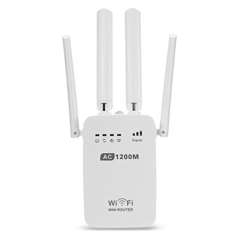

Беспроводной перекрестный настенный роутер 1200 м двухдиапазонный Wifi мини Улучшенный высокомощный ретранслятор EM88