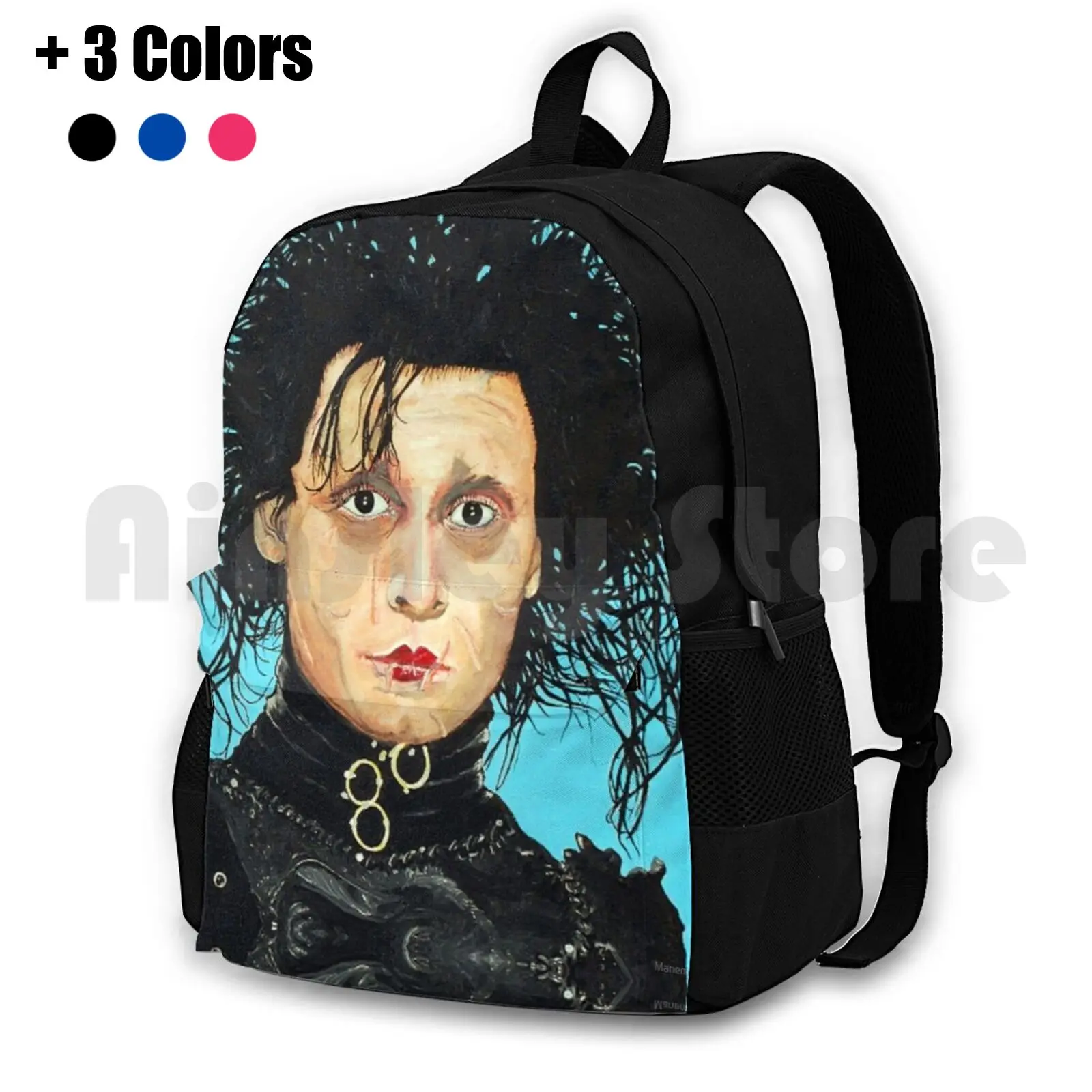 

Johnny Depp As Edward Scissorhands Outdoor Hiking Backpack Waterproof Camping Travel Johnny Depp Edward Scissorhands Actor