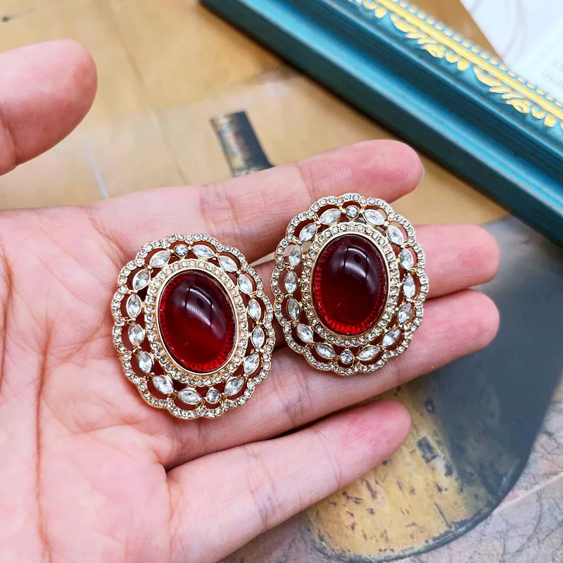 

Винтажные Украшения стразы, серьги-гвоздики для вечеринки, свадьбы, рождественские геометрические аксессуары для женщин