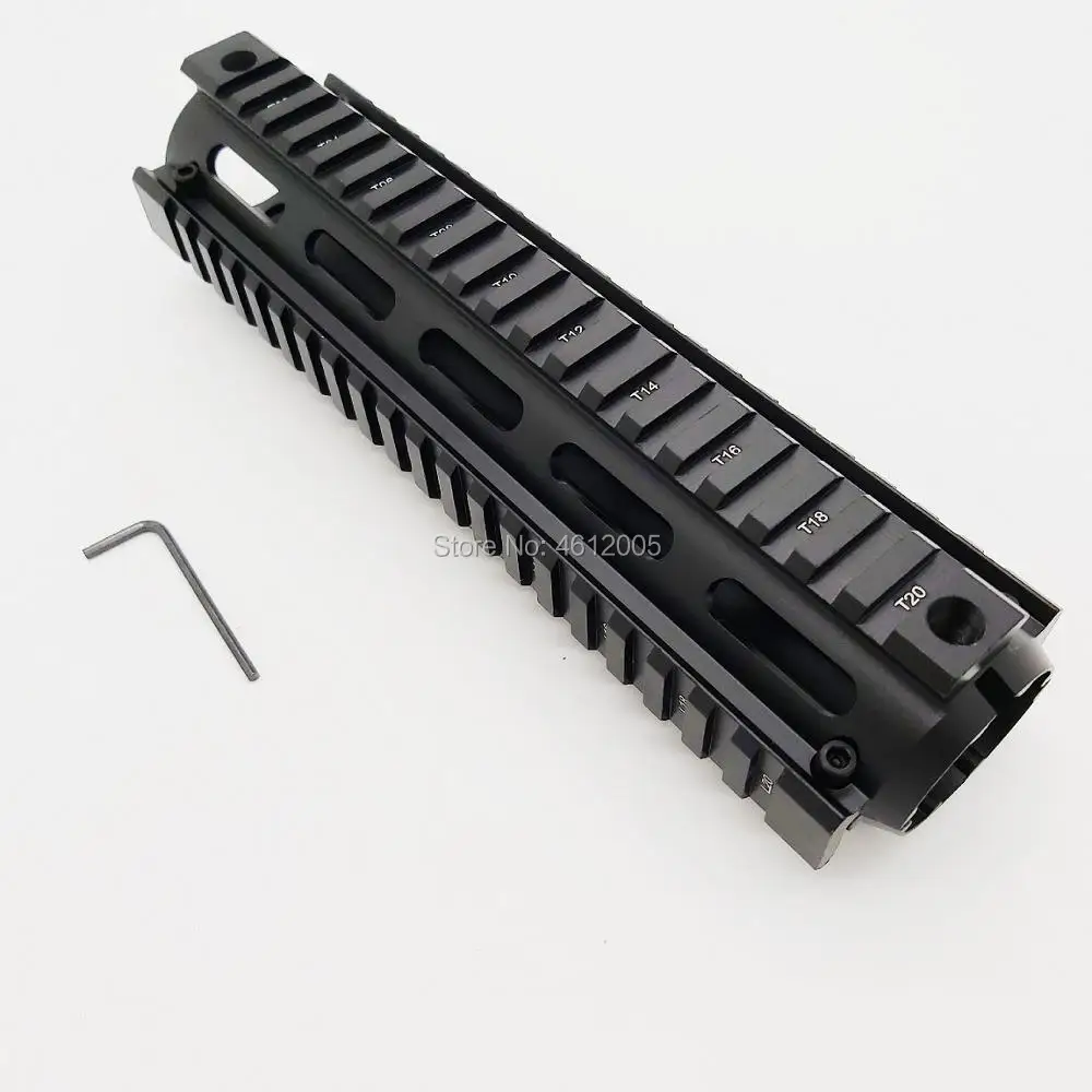 AR-15 падение в Quad Rail Два шт AR 15 Handguard Алюминий 9 дюймов для M4 M16 AR15 Handguard