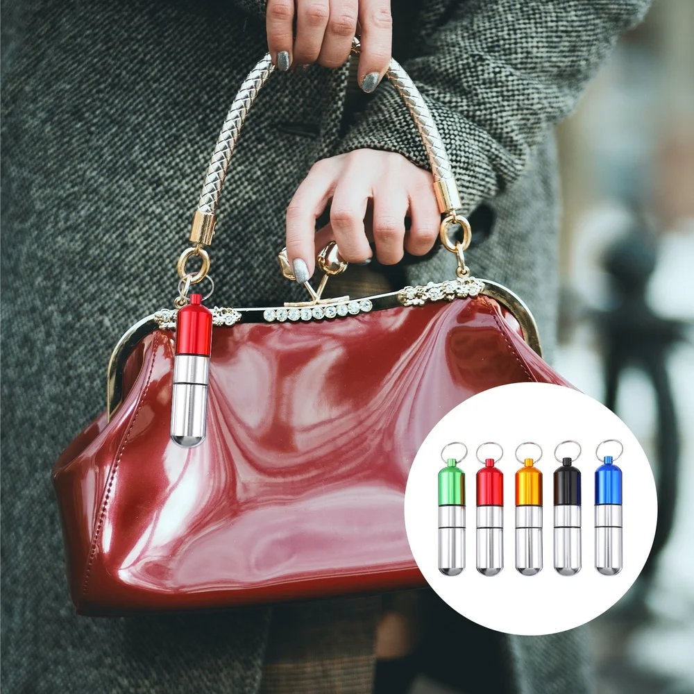 

5 шт., новые коробки для таблеток, контейнер для таблеток, женские коробки (разные цвета)