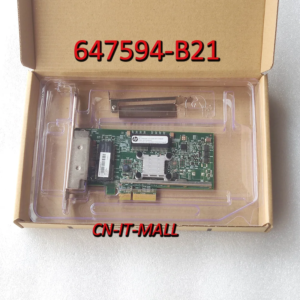 

BCM5719 4port 331T 647592-001 647594-B21 G8 G9 Card,with Full/Half size Bracket