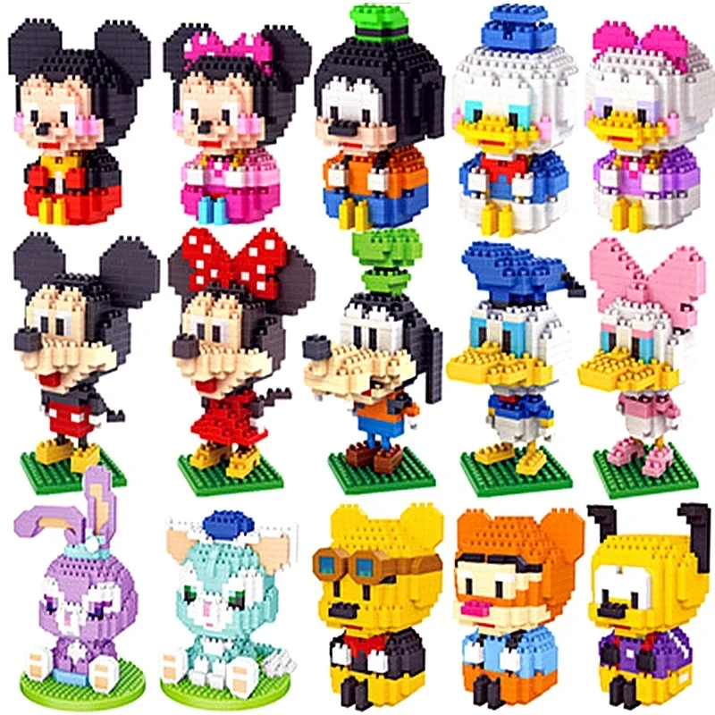 Конструктор Микки и Минни Стич Disney модель сделай сам фигурка развивающая