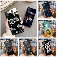 huagetop super my chemical romance painted phone case for samsung galaxy note20 ultra 7 8 9 10 plus lite j7 j8 plus 2018 prime
