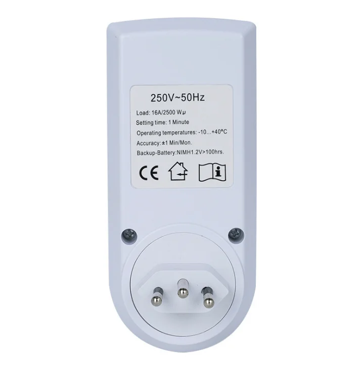 Электрическая розетка с таймером 250 в 16 А программируемая цифровая на 7 дней и 12/24