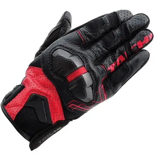 

Black White RST426 Mesh Breathable Leather Gloves Moto Motorcycle Bike MTB Off-Road Riding Glove