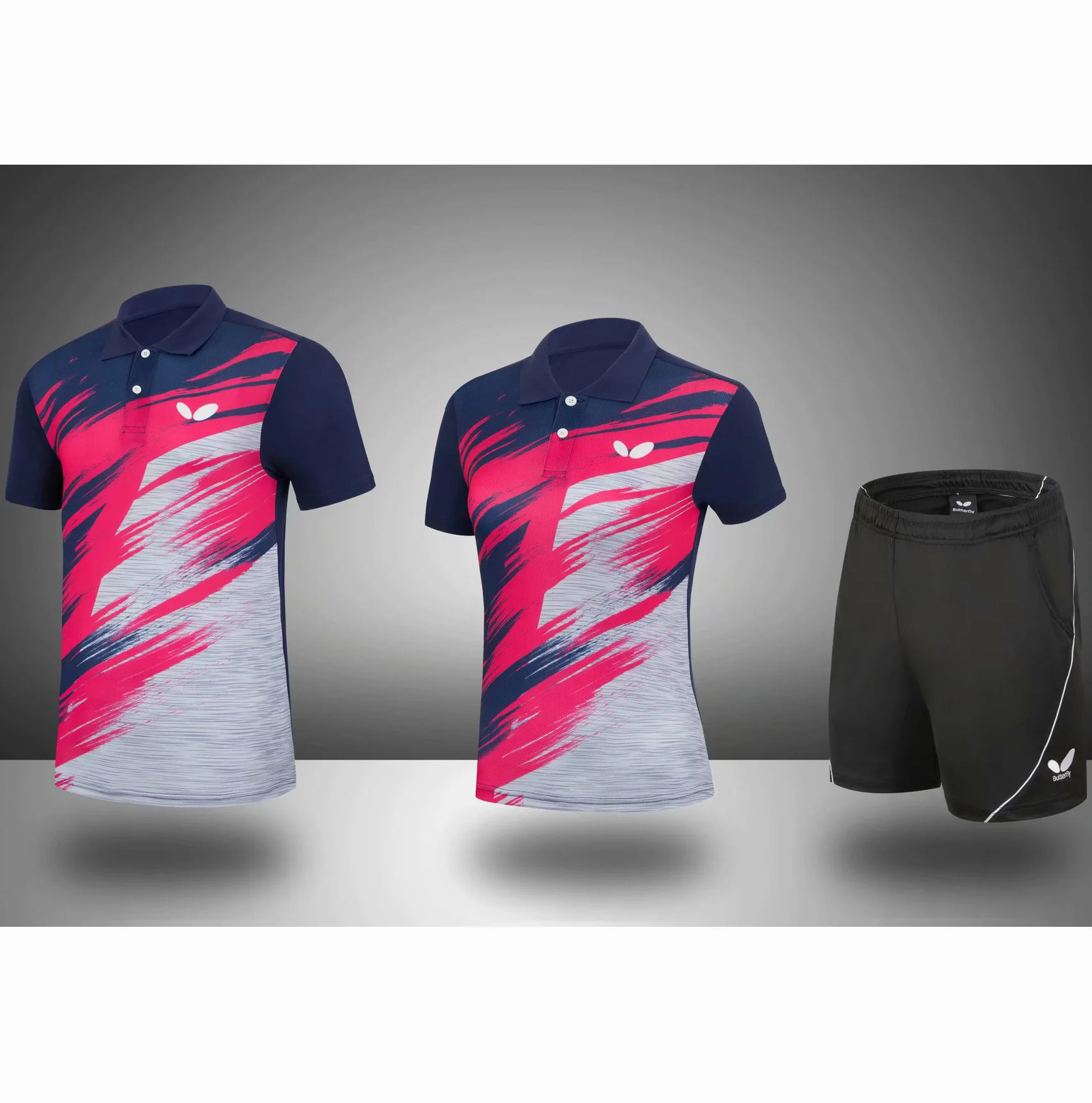 

Новая спортивная теннисная рубашка для бадминтона с коротким рукавом мужская женская футболка для настольного тенниса шорты быстросохнущ...